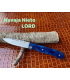 NAVAJA LORD HUESO DE CAMELLO TINTADO EN AZUL NIETO